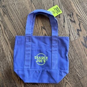 Trader Joe's Halloween purple Tote Bag